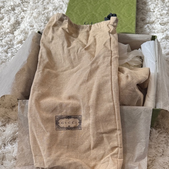 Gucci Blue Denim GG Logo Espadrille Wedges with Jute Heel - Picture 7 of 10